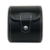 Sonny High Quality Personalized Black Lychee Pattern Travel Watch Case Real Leather