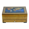Luxury Watch Jewelry Storage Box Burl Wood Organizer Tray for Watch Cufflinks Ring