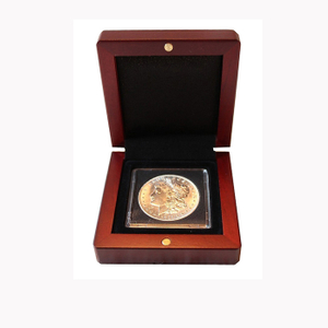 Sonny Wood material top grade gold coin box for display