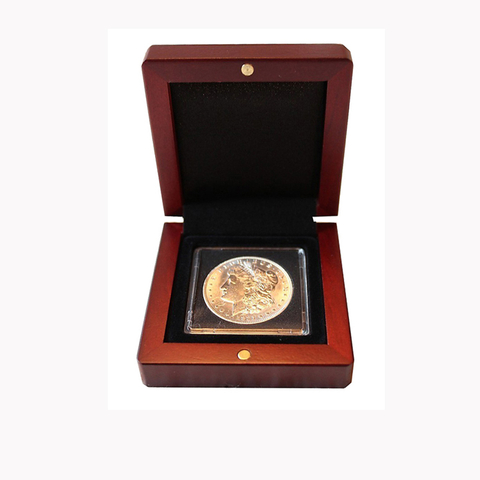 Sonny Wood material top grade gold coin box for display