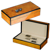 Sonny Latest Custom Design Mapa Color Wooden 16 Pairs Cufflink Box with Velvet Lining Best Gft for Men 