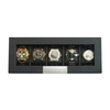Sonny Custom 5 Slots Black Leather Watch Display Box for Men