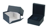 Sonny Dark Blue / Black Leather Box for Watch Cheap Single PU Watch Packaging Box with Logo Custom