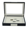 Sonny 36 Pairs Cufflinks Packaging Box Black Cufflink Wooden Box Custom Logo
