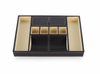 Sonny PU Leather Mens Valet Tray Accessory Organizer Box for Key Cufflinks Bracelet Watch Sunglasses