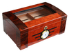 Double Color veneer Inlaid Wooden Cedar Humidor 100 CT