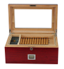 Sonny Spanish Cedar Humidor Cherry Wood Large Capacity Cigar Box with Digital Hygrometer