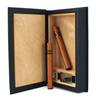 Wholesale Fashion Unique Book Shape Travel Style Cigar Box Leather Humidor