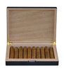Sonny Custom Logo 10 CT Gloss Finish Carbon Fiber Wooden Cigar Humidor Box