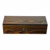 Sonny Premium Glossy Walnut Wooden Box for 6 Fountain Pen + Ink Set