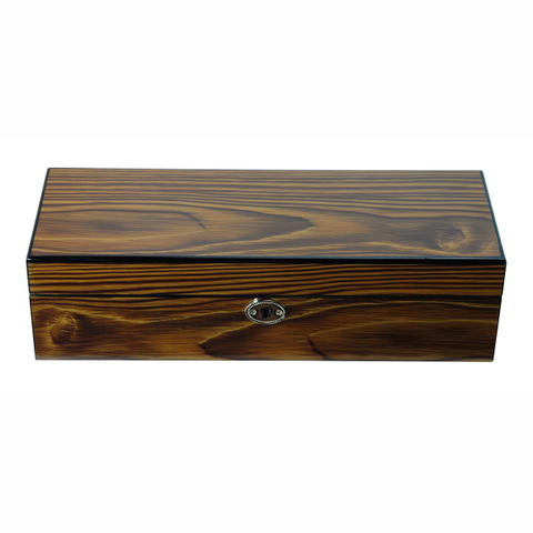 Sonny Premium Glossy Walnut Wooden Box for 6 Fountain Pen + Ink Set