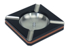 Sonny High Quality Personalized Hotel Bar Office Square Black Wooden Cigar Ashtray Custom Logo