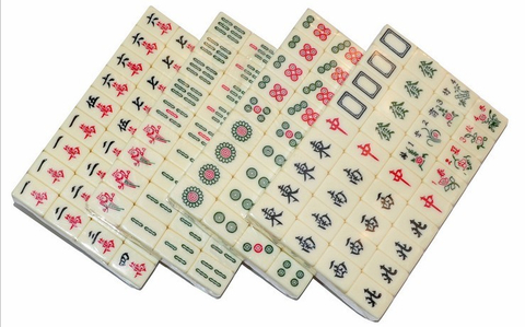 Sonny Hot Sell Customized Portable Travel Mini Chinese Mahjong Set With Brown PU Leather Box For Entertainment