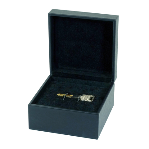 Single Leather Key Packaging Box Key Collection Storage Case