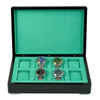 Sonny Wholesale Custom Luxury High Gloss Ebony Wooden 8 Watch Box Case Organizer