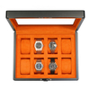 Sonny Custom Wholesale Luxury 8 Slots Black Wooden Watch Box