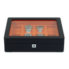Sonny Custom Wholesale Luxury 8 Slots Black Wooden Watch Box